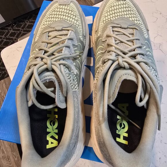 Hoka One One Men Clifton LS Barley Oat Milk 1141550-BYT Running Casual Shoes 12 - Picture 7 of 12